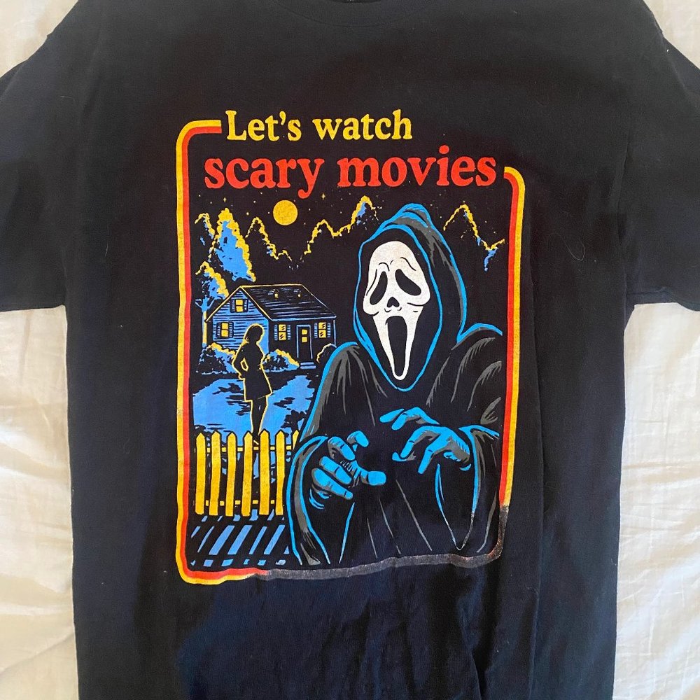 I Like Scary Movies Scream Retro Graphic T-Shirt